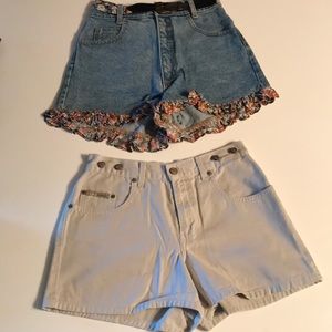 1 Blue Jean Paris Blues Shorts 1  LEI Pair Shorts